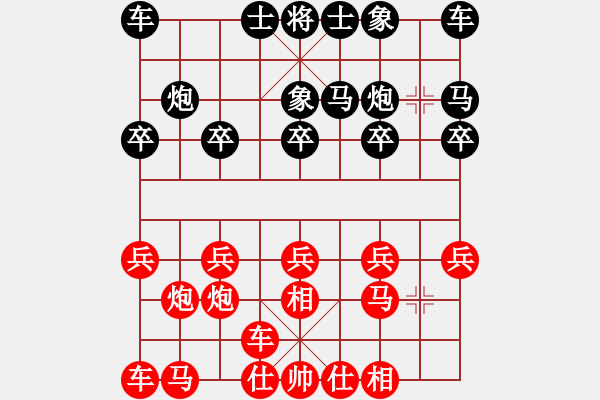 象棋棋譜圖片：09-08-13 東邪[1103]-勝-鳳舞九天[1029] - 步數(shù)：10 