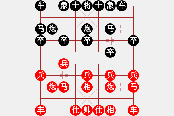 象棋棋譜圖片：lianokk(3級)-負-慢慢走(2級) - 步數(shù)：10 