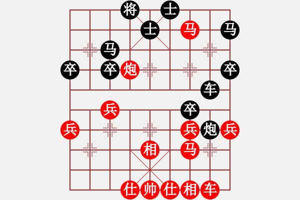 象棋棋譜圖片：葬心紅勝lsj31313995866【中炮對列炮】 - 步數(shù)：40 