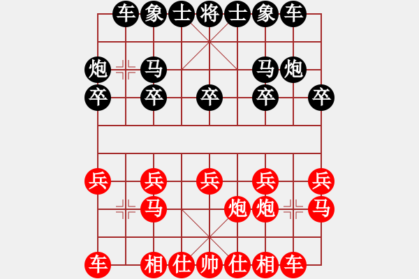 象棋棋譜圖片：百思不得棋解[575644877] -VS- 風(fēng)輕云淡[2944363741] - 步數(shù)：10 