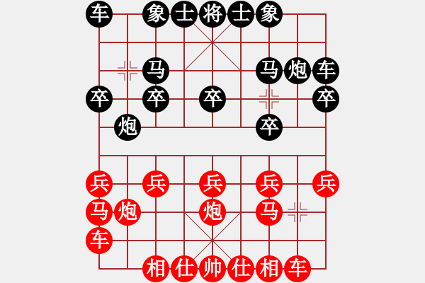 象棋棋譜圖片：第22局 王啟宏(先負)謝小然 - 步數(shù)：10 