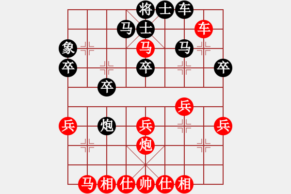 象棋棋譜圖片：別亦難(月將)-勝-炮馬雙絕(月將) - 步數(shù)：30 