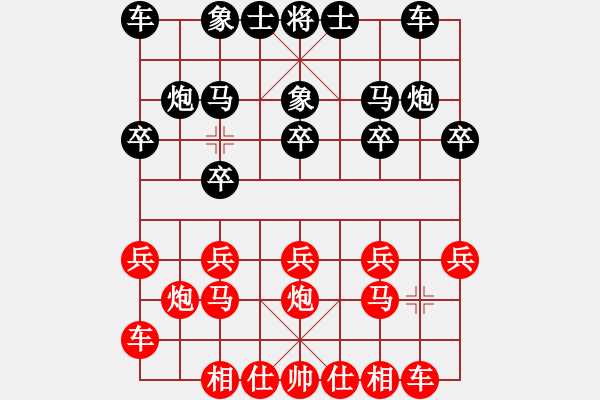 象棋棋譜圖片：重慶 李過強(qiáng) 先勝 上海 沈巍棟 - 步數(shù)：10 