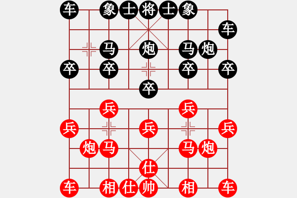 象棋棋譜圖片：陜?nèi)盒⌒L(fēng)1VS大師群樺(2013-1-15) - 步數(shù)：10 