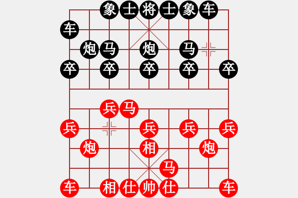 象棋棋譜圖片：江蘇常州璞悅縵宸隊(duì) 左文靜 勝 成都蓓蕾俱樂部隊(duì) 郎祺琪 - 步數(shù)：10 