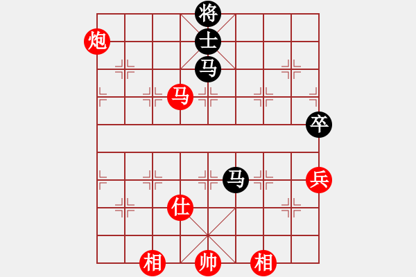 象棋棋谱图片：测机器稳定(4段)-和-雨果剖(7段) - 步数：110 