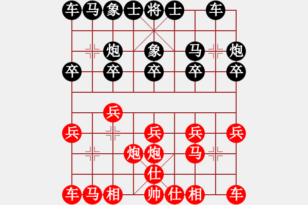 象棋棋譜圖片：江西殺手(3段)-勝-忘川夜星(2段) - 步數：10 