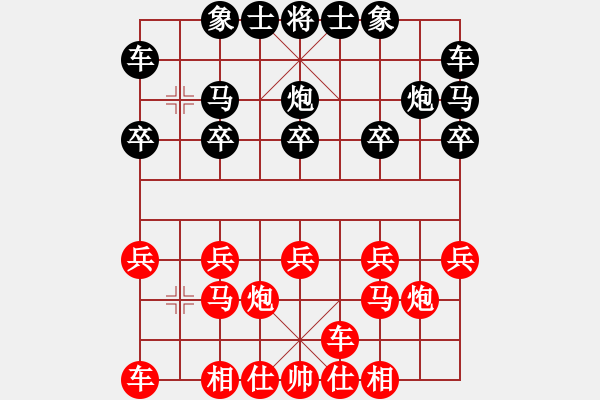 象棋棋譜圖片：火星小跳騷[1906863781] -VS- 橫才俊儒[292832991] - 步數(shù)：10 