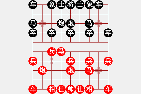 象棋棋譜圖片：第六輪趙攀偉先和楊輝 - 步數(shù)：10 