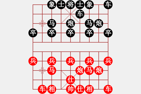 象棋棋譜圖片：無敵旋風(電神)-和-滿山讀秒狗(天罡) 思路借鑒 - 步數：10 