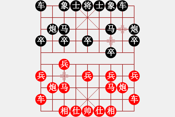 象棋棋譜圖片：中原大帝(無上)-負-宋六如居士(無上) - 步數(shù)：10 