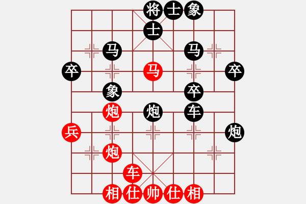 象棋棋譜圖片：中原大帝(無上)-負-宋六如居士(無上) - 步數(shù)：36 