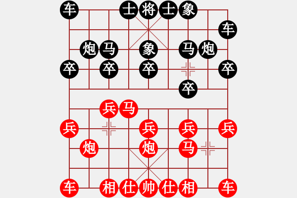 象棋棋譜圖片：夏天輸先勝任尚坤 - 步數(shù)：10 