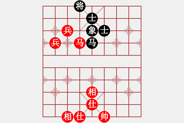 象棋棋譜圖片：強(qiáng)強(qiáng)愛瘋了(天罡)-和-書劍漁樵(無極) - 步數(shù)：100 