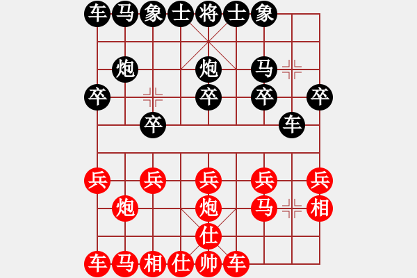 象棋棋譜圖片：zhanshenhb(9星)-和-hocamdao(9星) - 步數(shù)：10 