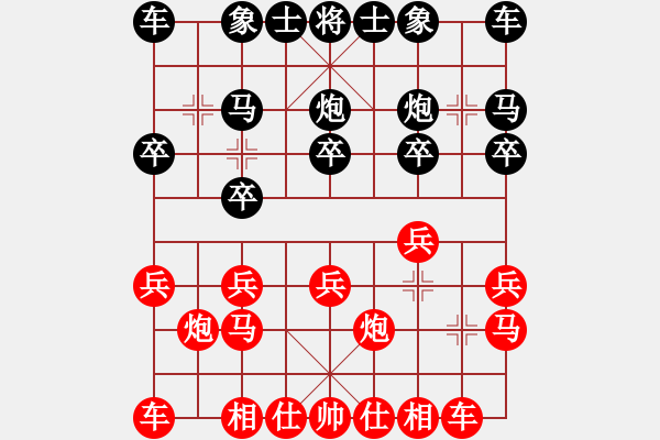 象棋棋譜圖片：malaty(6段)-和-xiangqizxd(8段) - 步數(shù)：10 