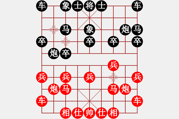 象棋棋譜圖片：深圳 付敏 和 深圳 柳大華 - 步數(shù)：10 