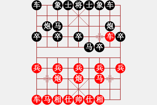 象棋棋譜圖片：出棋自勝(1段)-負-小兔乖乖(8段) - 步數(shù)：10 