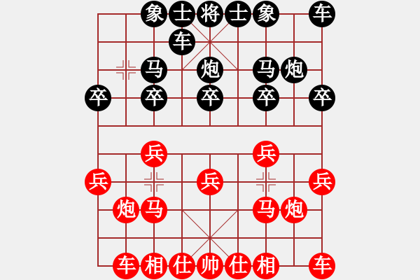 象棋棋譜圖片：葬心紅勝♂朱古力∮【仙人指路對中炮】 - 步數(shù)：10 