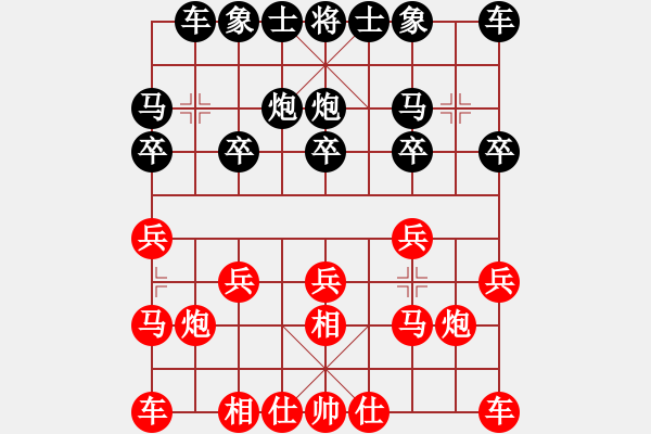 象棋棋谱图片：许对彭大将军3 - 步数：10 
