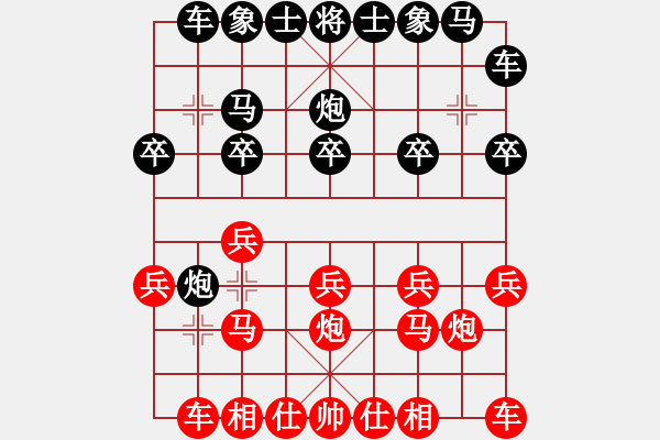 象棋棋谱图片：楚河居士(1段)-胜-王弈生(1段) - 步数：10 