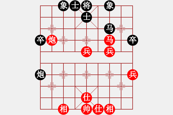 象棋棋譜圖片：第13輪 第08臺(tái) 陜西 李小龍 先勝 撫州 何武強(qiáng) - 步數(shù)：50 