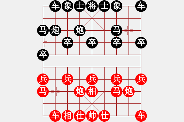 象棋棋譜圖片：自強(qiáng)盃 第三輪1檯(4月3日)直播(60加30) 艋舺隊(duì) 張榮賢 先負(fù) 福音隊(duì) 劉安生 - 步數(shù)：10 