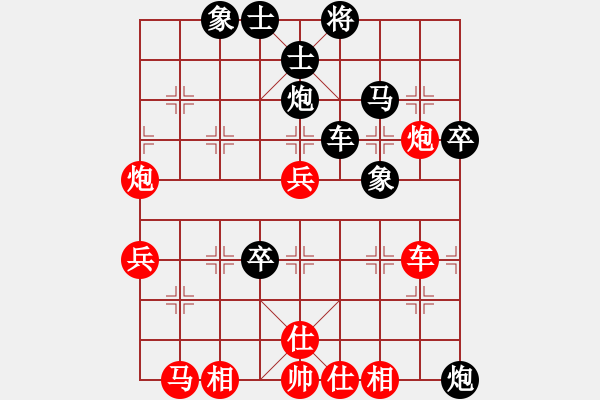 象棋棋譜圖片：朱立平     先負(fù) 張陽       - 步數(shù)：50 