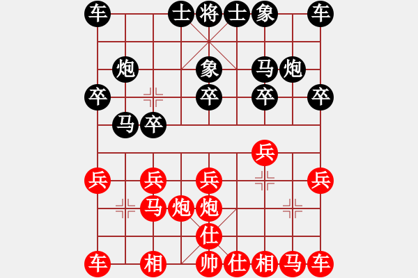 象棋棋譜圖片：我心飛揚(yáng)[紅] -VS- 負(fù)分太后 魚[黑]（2） - 步數(shù)：10 