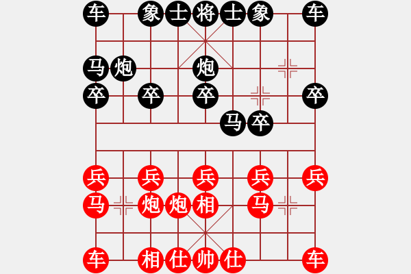 象棋棋譜圖片：第05輪 第08臺(tái) 南昌 唐衛(wèi)平 先和 上饒 鄭常燈 - 步數(shù)：10 