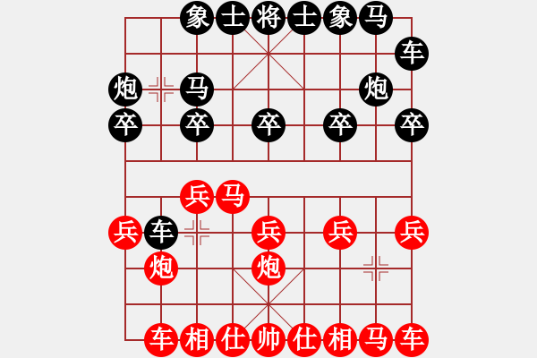 象棋棋譜圖片：十才木林森(5段)-勝-吃魚魚(7段) - 步數(shù)：10 