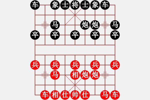 象棋棋譜圖片：九淼(初級(jí))-負(fù)-江西黃皓(5r) - 步數(shù)：10 