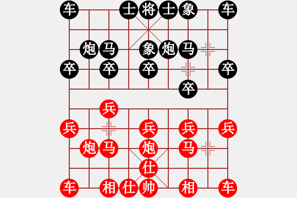 象棋棋譜圖片：donghuapingVS仙居-柯漢飛(2015-1-28) - 步數(shù)：10 