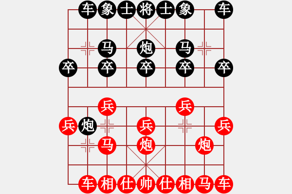 象棋棋譜圖片：來(lái)去無(wú)蹤(1段)-勝-至尊紅顏(3段) - 步數(shù)：10 