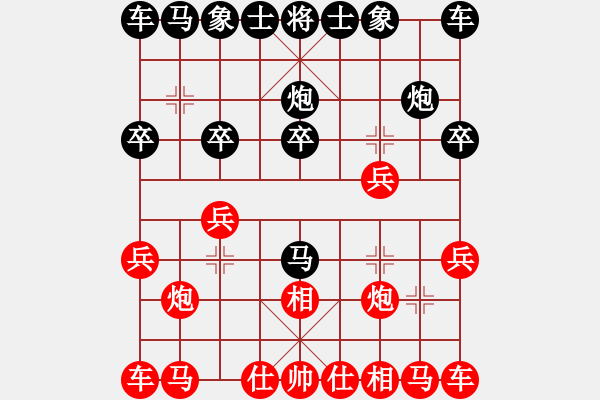 象棋棋譜圖片：許銀川 先和 呂欽 - 步數(shù)：10 