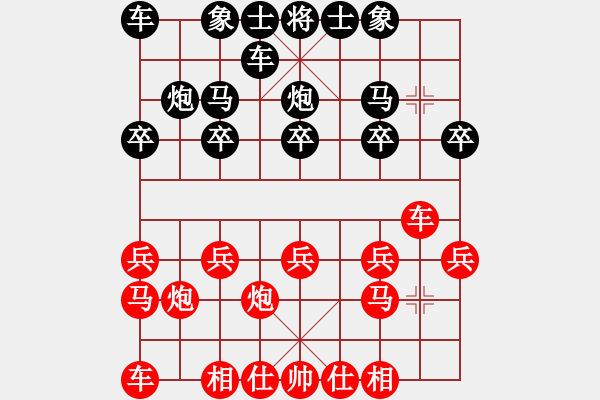 象棋棋譜圖片：北京火車頭棋牌俱樂部隊 張梅 勝 浙江隊 唐思楠 - 步數(shù)：10 