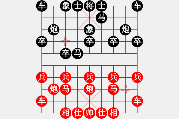 象棋棋譜圖片：橫才俊儒[292832991] -VS- 他爺爺[759449752] - 步數(shù)：10 