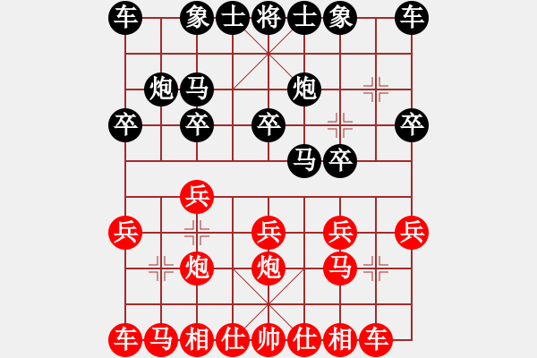 象棋棋譜圖片：佳星[1150793558] -VS- 精靈[727129494] - 步數(shù)：10 