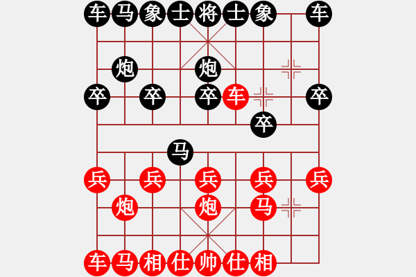 象棋棋譜圖片：第一局 - 步數(shù)：10 