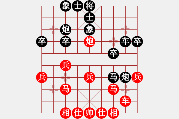 象棋棋譜圖片：瓢城大快刀(2段)-負(fù)-弈網(wǎng)飛龍(9段) - 步數(shù)：30 