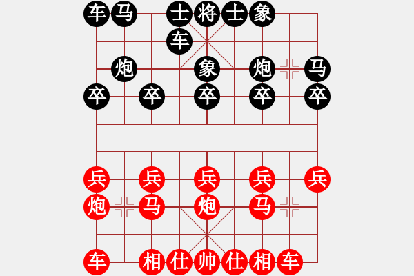 象棋棋譜圖片：2008-04-03日 中炮對飛象局 - 步數(shù)：10 