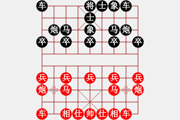 象棋棋譜圖片：楊欣澎 和 姜艷輝 （實(shí)戰(zhàn)） - 步數(shù)：10 