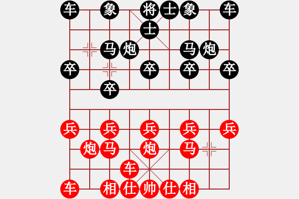 象棋棋譜圖片：橫才俊儒[292832991] -VS- 流浪漢[1473070325] - 步數(shù)：10 