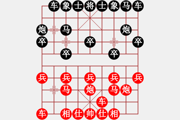 象棋棋譜圖片：車雙炮力克雙車馬 - 步數(shù)：10 