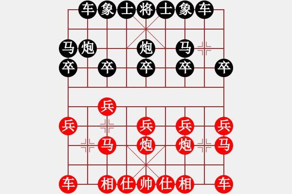 象棋棋譜圖片：非洲軍團(tuán)(1段)-勝-電白棋手(3段) - 步數(shù)：10 