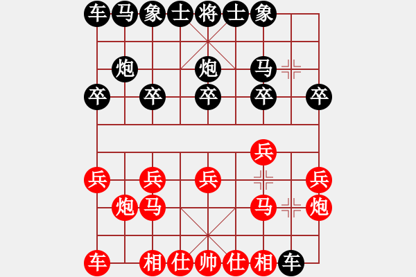 象棋棋譜圖片：對(duì)兵局選擇炮2平5聯(lián)想電腦俱樂(lè)部 黃小光 負(fù) 象棋協(xié)會(huì)俱樂(lè)部 董超 - 步數(shù)：10 