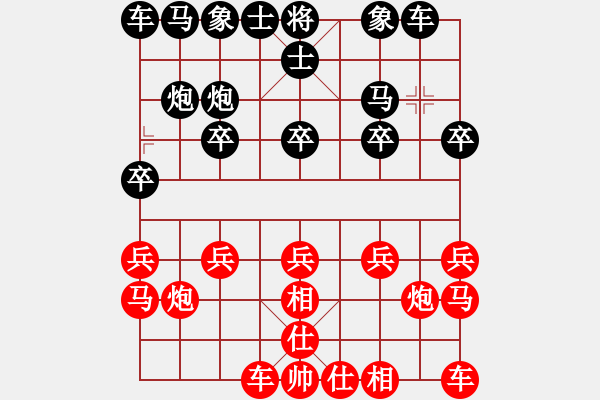 象棋棋譜圖片：棋門客棧海馬[89565676] -VS- 棋門客棧天涯[865278228] - 步數(shù)：10 