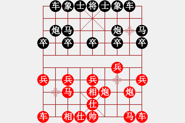 象棋棋譜圖片：千年等待[1076314292] -VS- 魔法學(xué)徒[290569317] - 步數(shù)：10 