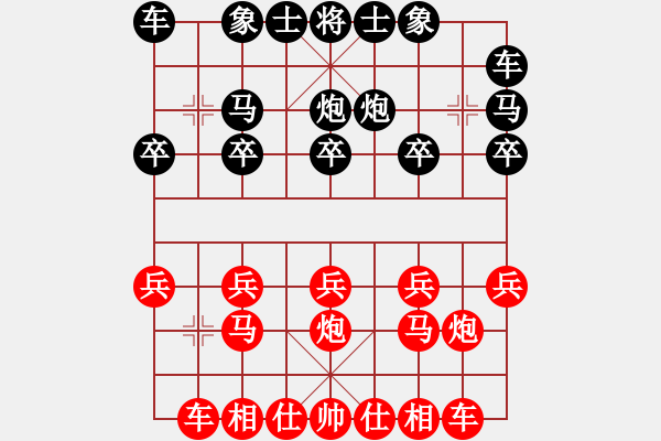 象棋棋譜圖片：楊光耀(5f)-勝-袁濤(5f) - 步數(shù)：10 