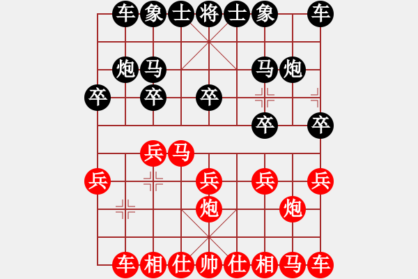 象棋棋譜圖片：2844局 B05-中炮對(duì)進(jìn)左馬-許褚(1300) 先負(fù) 旋風(fēng)引擎23層(2872) - 步數(shù)：10 